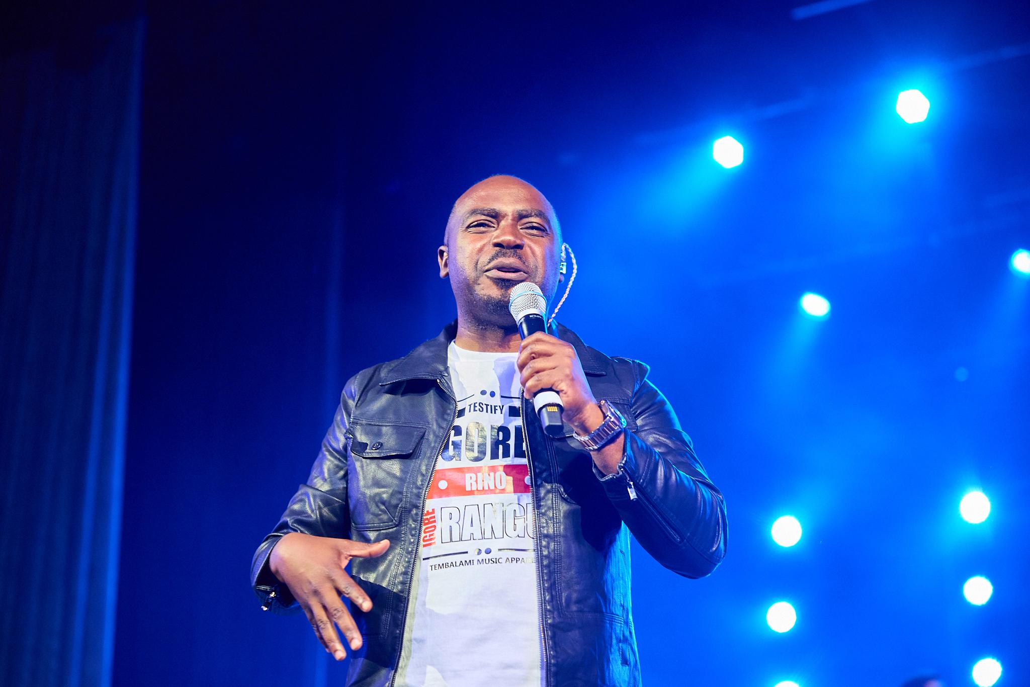 Tembalami teaching at Inspired Worship